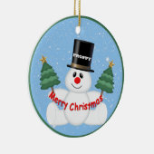 Frosty the Snowman Keramik Ornament (Rechts)