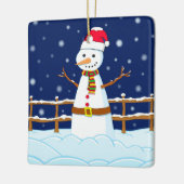 Frosty the Snowman Keramikornament (Links)