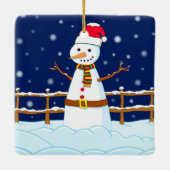 Frosty the Snowman Keramikornament (Rückseite)