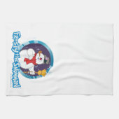 Frosty the Snowman™ | Magisches Frostportrait Geschirrtuch (Horizontal)