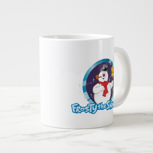 Frosty the Snowman™ | Magisches Frostportrait Jumbo-Tasse (Vorderseite Rechts)