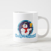 Frosty the Snowman™ | Magisches Frostportrait Jumbo-Tasse (Rechts)
