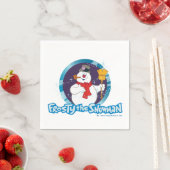 Frosty the Snowman™ | Magisches Frostportrait Serviette (Beispiel)