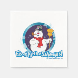 Frosty the Snowman™ | Magisches Frostportrait Serviette