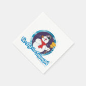 Frosty the Snowman™ | Magisches Frostportrait Serviette (Ecke)