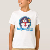 Frosty the Snowman | Magisches Frostportrait T-Shirt (Vorderseite)