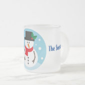 Frosty the Snowman Mattglastasse (VorderseiteRechts)