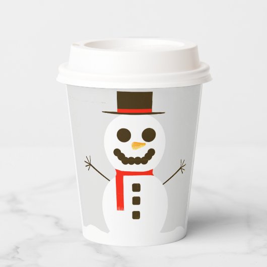 Frosty the Snowman Paper Cup Pappbecher (Rückseite)