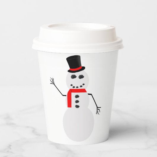 Frosty the Snowman Paper Cups Pappbecher (Vorderseite)