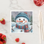 Frosty the Snowman Paper Napkin Serviette (Beispiel)