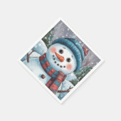Frosty the Snowman Paper Napkin Serviette (Ecke)