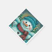 Frosty the Snowman Paper Napkin Serviette (Ecke)