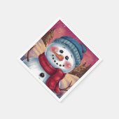 Frosty the Snowman Paper Napkin Serviette (Ecke)