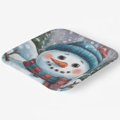 Frosty the Snowman Paper Plate Pappteller (Gewinkelt)