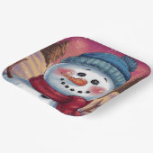 Frosty the Snowman Paper Plate Pappteller (Gewinkelt)