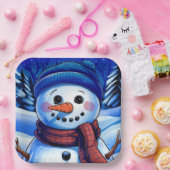 Frosty the Snowman Paper Plate Pappteller (Party)