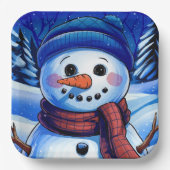 Frosty the Snowman Paper Plate Pappteller (Vorderseite)