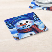 Frosty the Snowman Paper Untersetzer (angewinkelt)