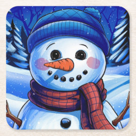 Frosty the Snowman Paper Untersetzer