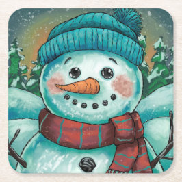 Frosty the Snowman Paper Untersetzer