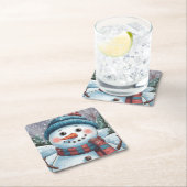 Frosty the Snowman Paper Untersetzer (Vor Ort)