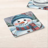 Frosty the Snowman Paper Untersetzer (angewinkelt)