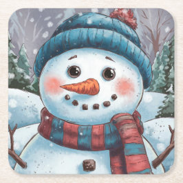 Frosty the Snowman Paper Untersetzer