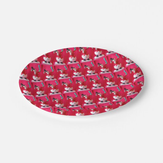 frosty The Snowman Pappteller (Schrägansicht)