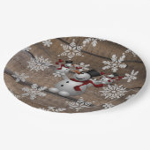 Frosty The Snowman Pappteller (Schrägansicht)