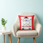 "Frosty the Snowman" Polyester Accent Throw Kissen (Stuhl )