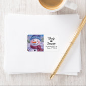 Frosty the Snowman Return Address Label Adressaufkleber (Insitu)