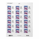 Frosty the Snowman Return Address Label Adressaufkleber (Vorne)