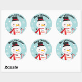 Frosty the Snowman Stickers (Blatt)