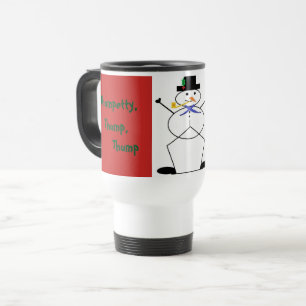 "Frosty the Snowman" Weiße Reise/Tasse des Pendelv Reisebecher
