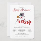 Frosty the Snowman™ Winter Baby Shooter Einladung (Vorderseite)