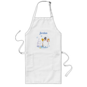 Frosty the Snowman™ Winterspass von Frosty & K Lange Schürze