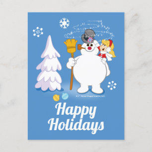 Frosty the Snowman™ Winterspass von Frosty & Kar Feiertagspostkarte