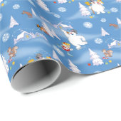 Frosty the Snowman™ | Winterspass von Frosty & Kar Geschenkpapier (Rolleneckpunkt)