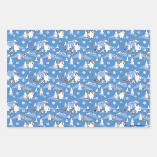 Frosty the Snowman™ | Winterspass von Frosty & Kar Geschenkpapier Set (Vorderseite 3)