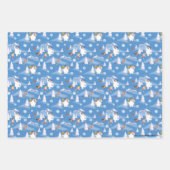 Frosty the Snowman™ | Winterspass von Frosty & Kar Geschenkpapier Set (Vorderseite)