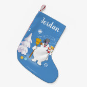 Frosty the Snowman™ | Winterspass von Frosty & Kar Kleiner Weihnachtsstrumpf (Vorderansicht (hängend))