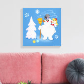Frosty the Snowman™ | Winterspass von Frosty & Kar Leinwanddruck (Insitu (Wohnzimmer))