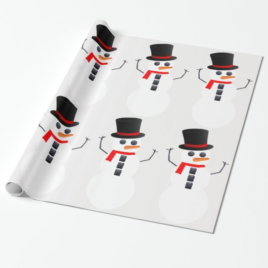 Frosty the Snowman Wrapping Paper Geschenkpapier (Ungerollt)