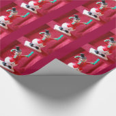 Frosty the Snowman Wrapping Paper Geschenkpapier (Ecke)