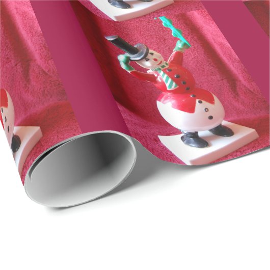 Frosty the Snowman Wrapping Paper Geschenkpapier (Rolleneckpunkt)