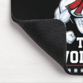Frosty The Swoleman Christmas Gym Humor Mousepad (Ecke)