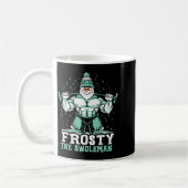 Frosty The Swoleman Funny Buff Swole Snowman Gym M Kaffeetasse (Links)