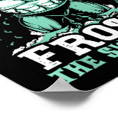 Frosty The Swoleman Funny Buff Swole Snowman Gym M Poster (Ecke)