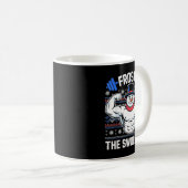 Frosty The Swoleman Funny Ugly Christmas Sweater G Kaffeetasse (VorderseiteRechts)