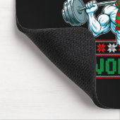 Frosty The Swoleman Ugly Christmas Sweater Funny S Mousepad (Ecke)